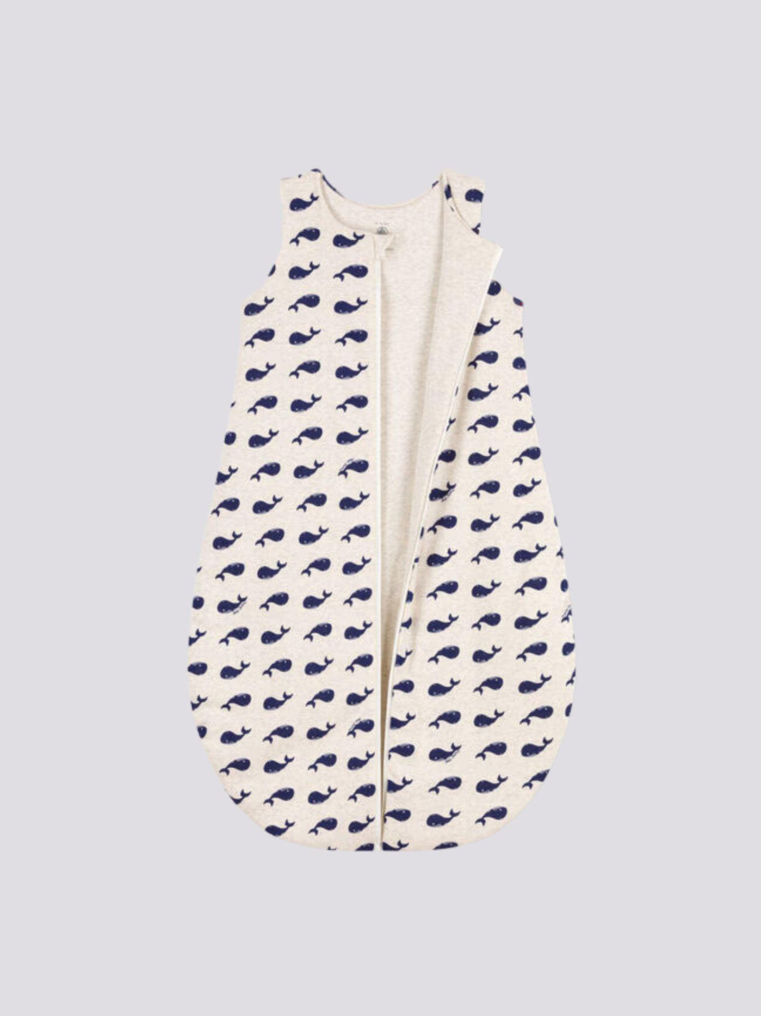 SACCO NANNA BALENE MARINE IN COTONE A09G1 01 PETIT BATEAU 