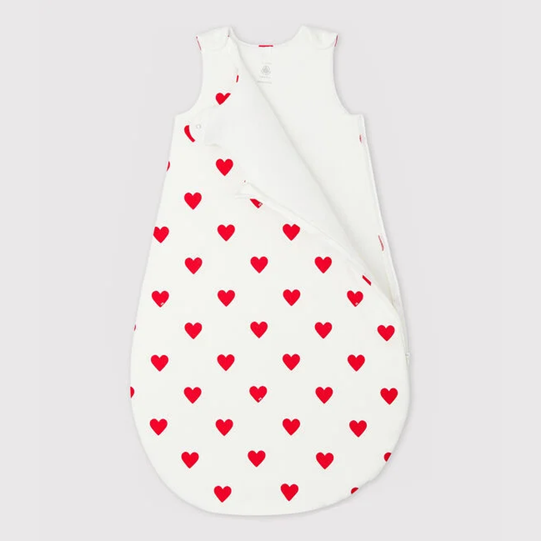 SACCO NANNA CUORE BEBÈ IN COTONE TOG 2 59288 01 PETIT BATEAU 
