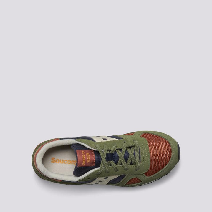 JAZZ ORIGINAL SAUCONY Olive Navy Clay BAMBINO 267 316 SAUCONY 