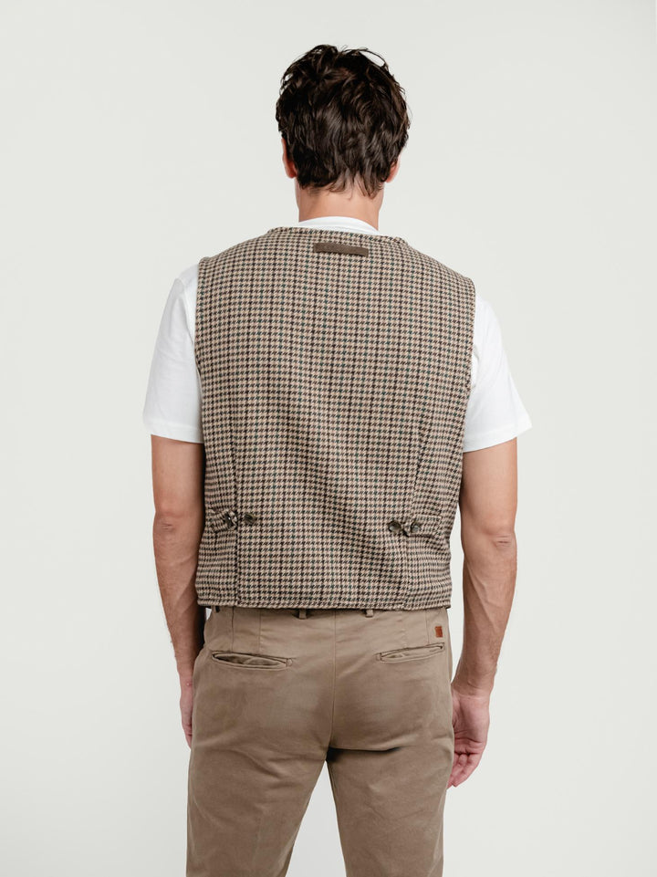 GILET LORRY IN PELLE SCAMOSCIATA JUNGLE LORRY 704 JACK LEATHER 
