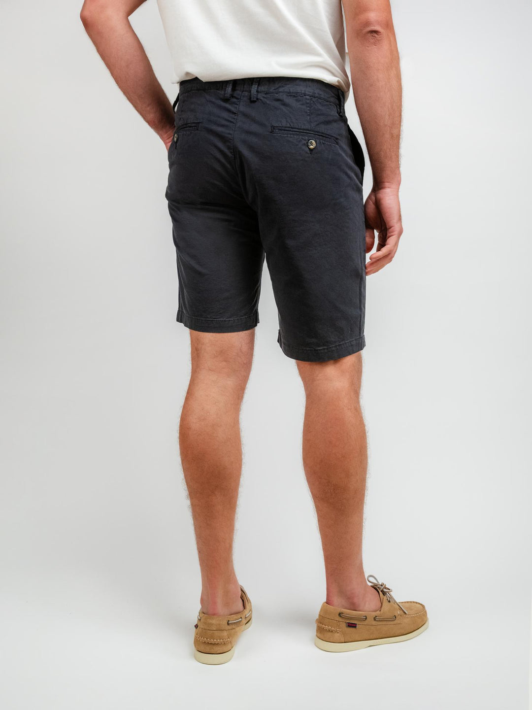 Bermuda in cotone blu navy