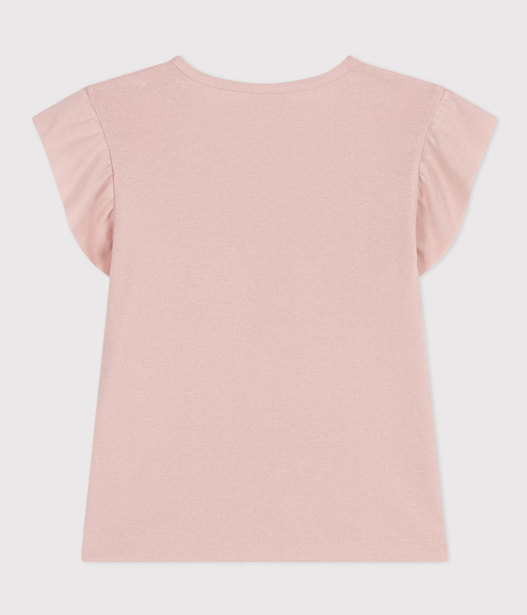 T-SHIRT IN COTONE ROSA BAMBINA A09VT 01 PETIT BATEAU 