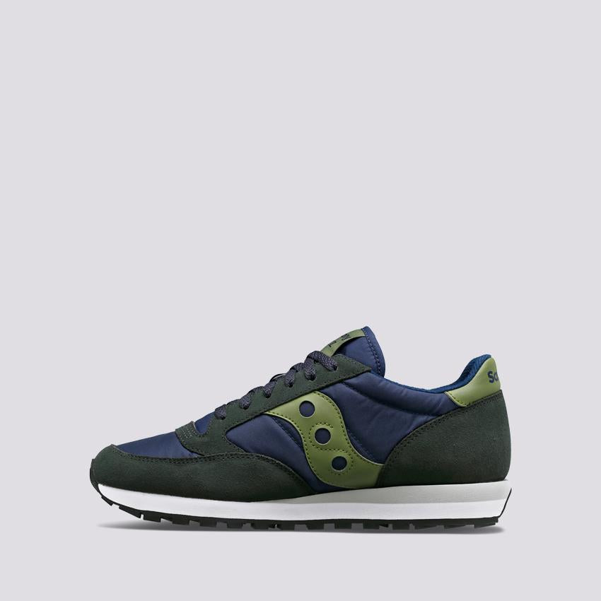 JAZZ ORIGINAL NAVY/GREEN 2044 678 SAUCONY 