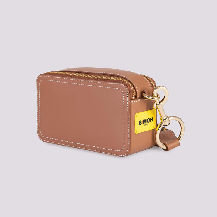 BORSA A TRACOLLA YOURS IN PELLE CUOIO YOURS CUOIO BIMOR 