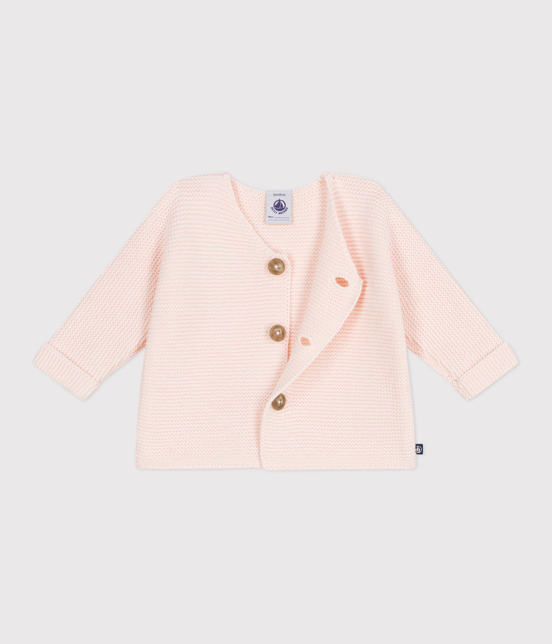 CARDIGAN in maglia di cotone neonato A0CES 02 PETIT BATEAU 