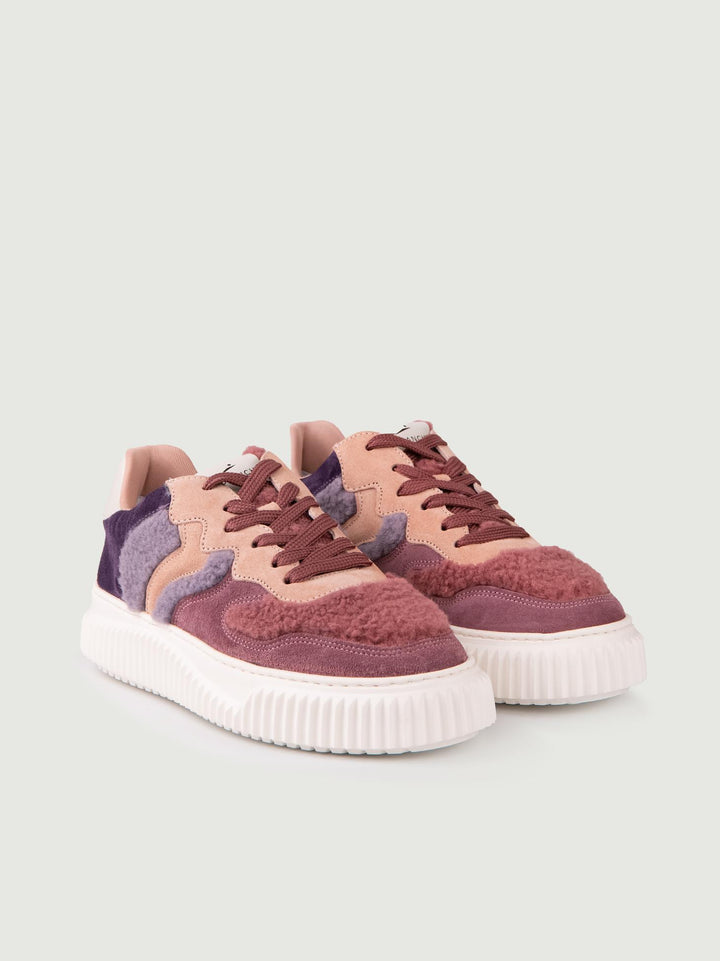 SNEAKER LAURA MONTONE ROSA ANTICO 2017528 16 VOILE BLANCHE 