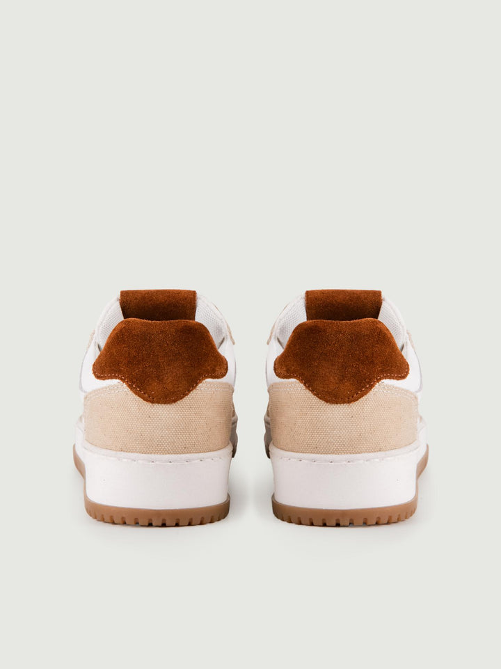 SNEAKER COLLEGE VINTAGE SABBIA
