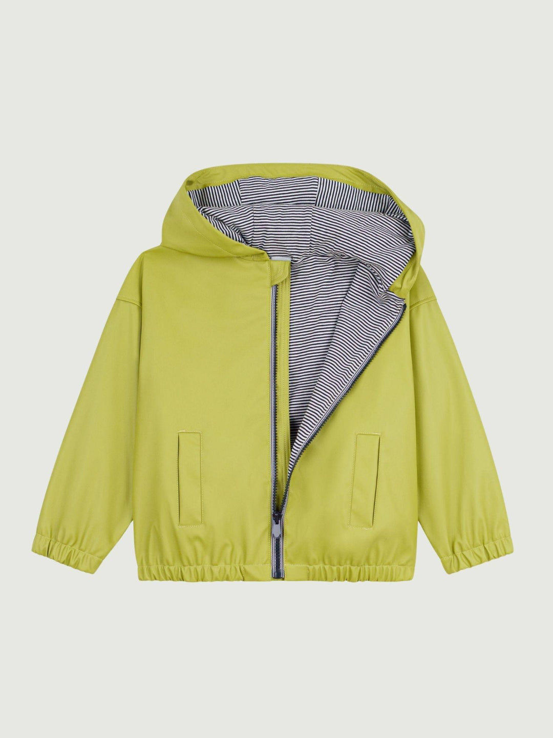 Giubbino impermeabile unisex verde A0F08 04 PETIT BATEAU 