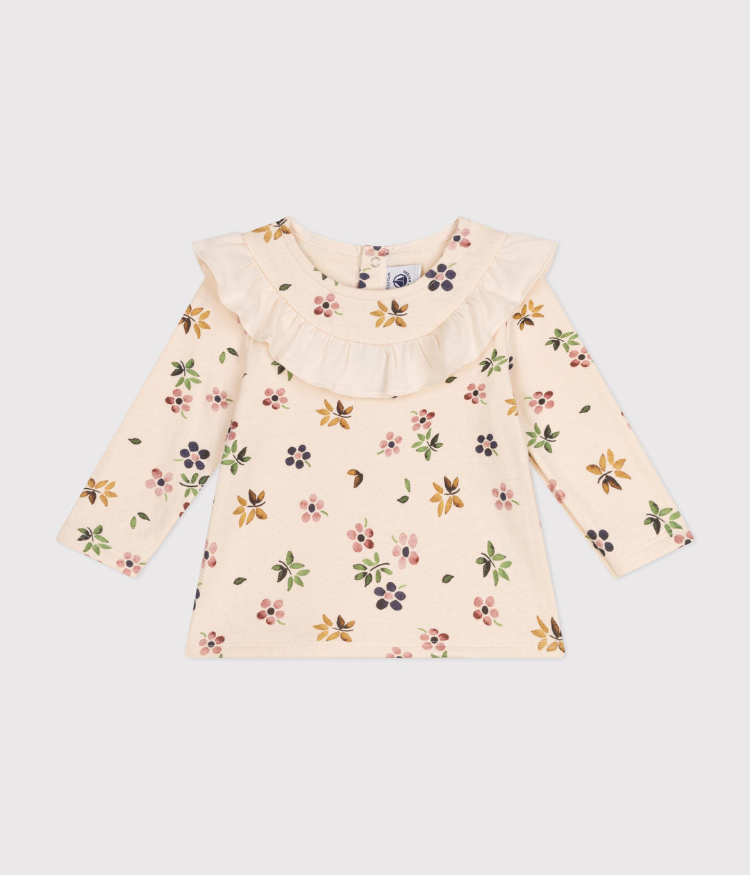 Blusa in tubique a fiori A0B3C 01 PETIT BATEAU 