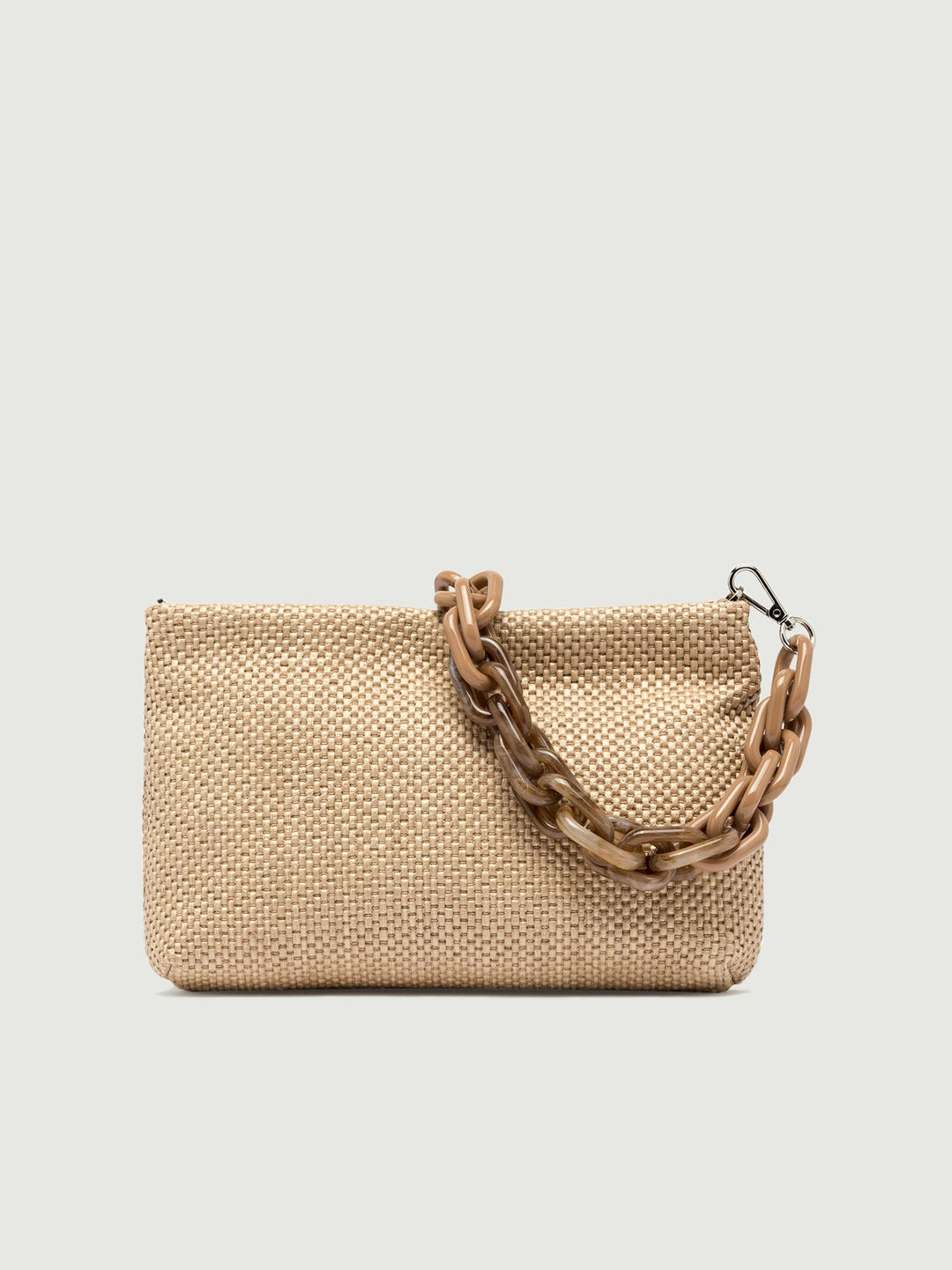 Pochette Brenda in paglia intrecciata naturale BS 8265/24PE CST-PL 0422 GIANNI CHIARINI 