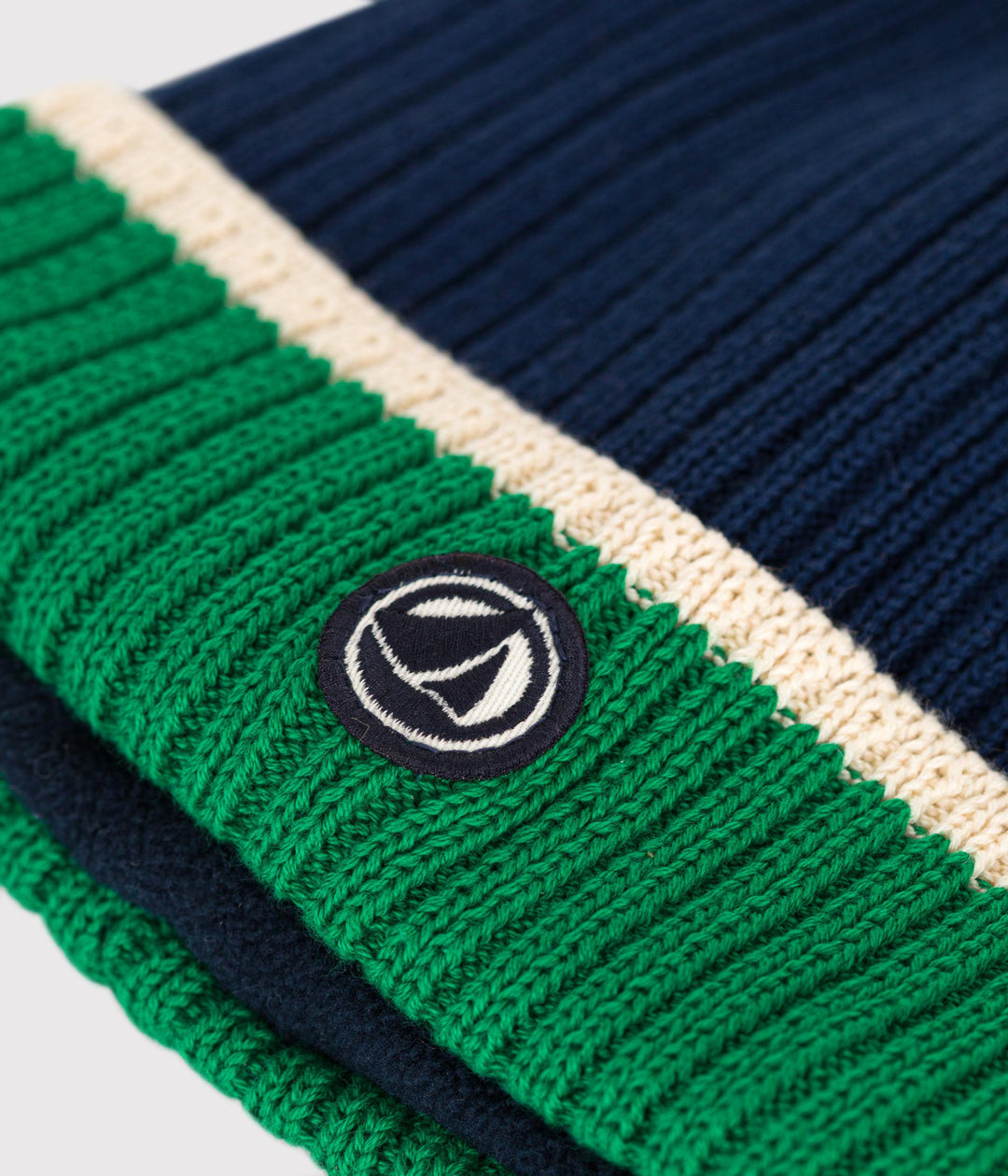 Berretto in maglia multicolor foderata in pile bambino A0B0B 01 PETIT BATEAU 