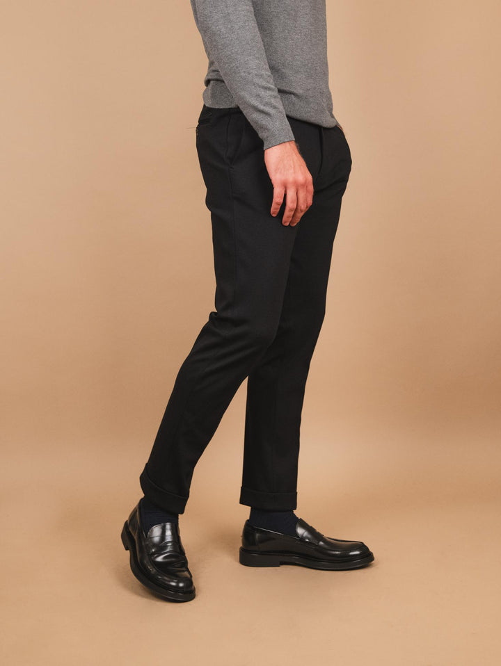 PANTALONE CHINOS ELASTICIZZATO nero OF1CT00P002 101 ANDREA MORANDO 