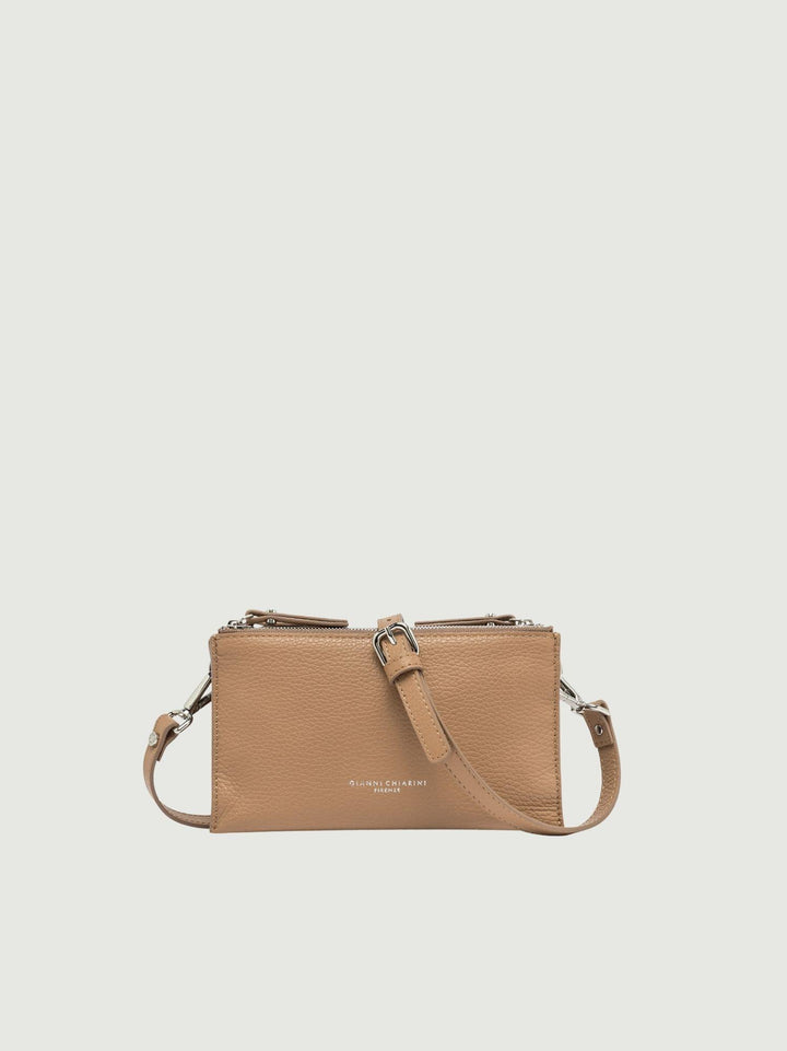 Borsa Lucille in pelle martellata clay piccola BS 11810/COMM GRN 5313 GIANNI CHIARINI 