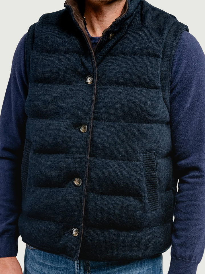 GIUBBOTTO REVERSIBILE BRAD KNIT IN CAMOSCIO E MAGLIA BRAD KINT 309 JACK LEATHER 