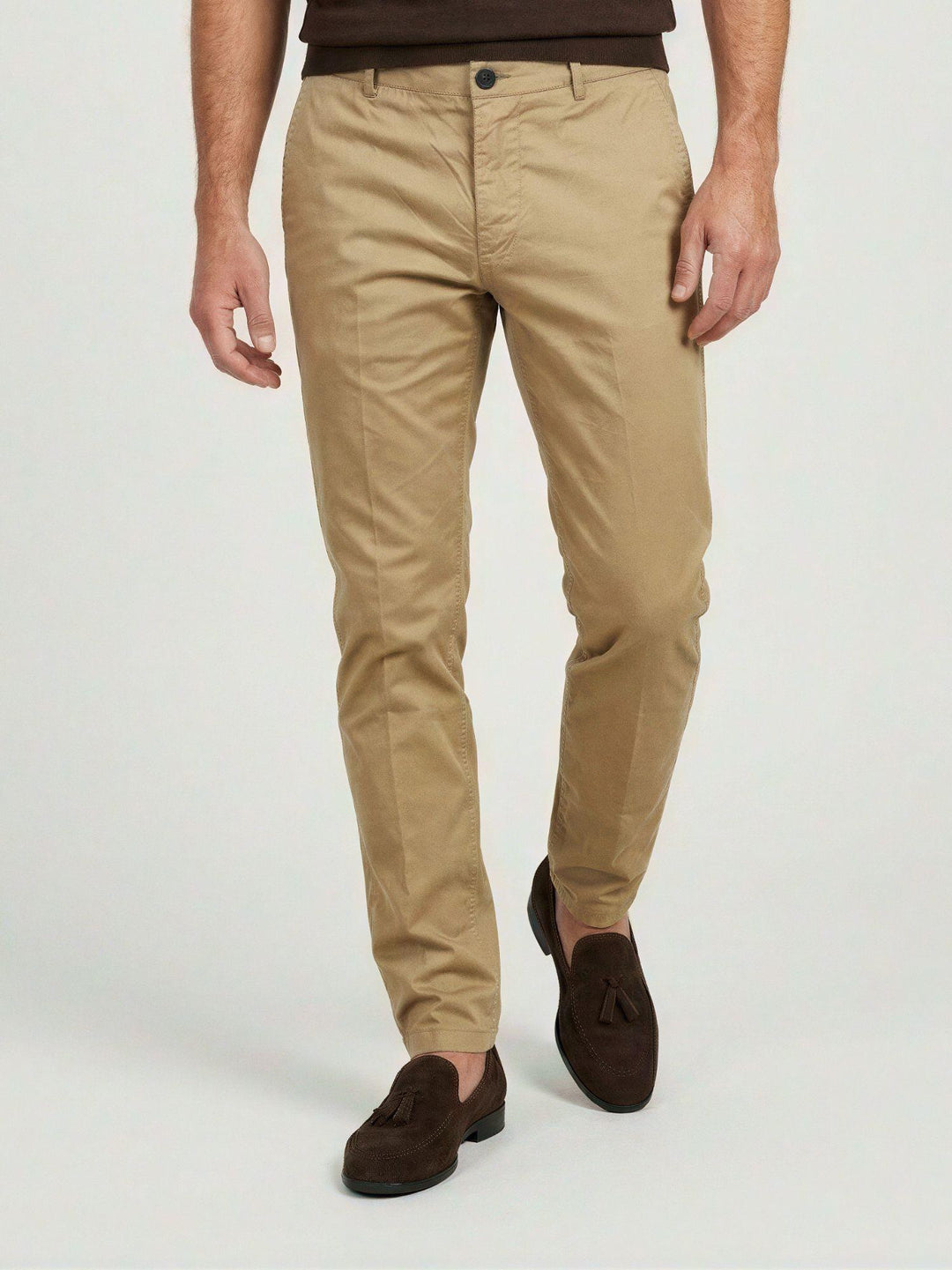 Pantalone striker chino in cotone beige T83STR 748 NOLAB 