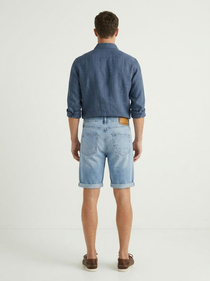 Jeans shorts sunny in cotone lavaggio chiaro SUNNY014 B3 UNIFORM 