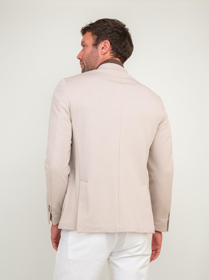 BLAZER DUE BOTTONI BEIGE CORDA FOX BEIGE ANDREA MORANDO 