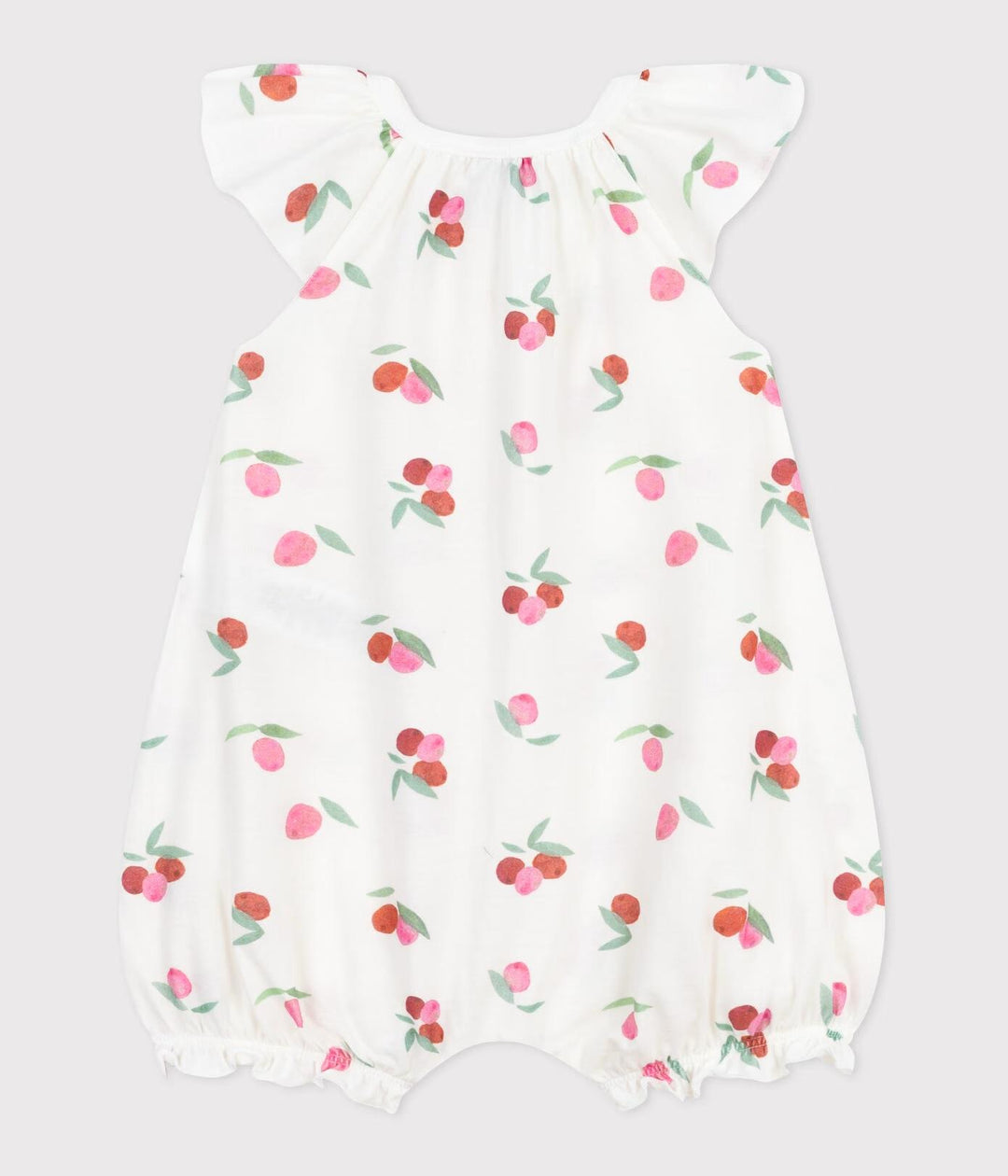 Tutina corta in cotone con frutti bebè