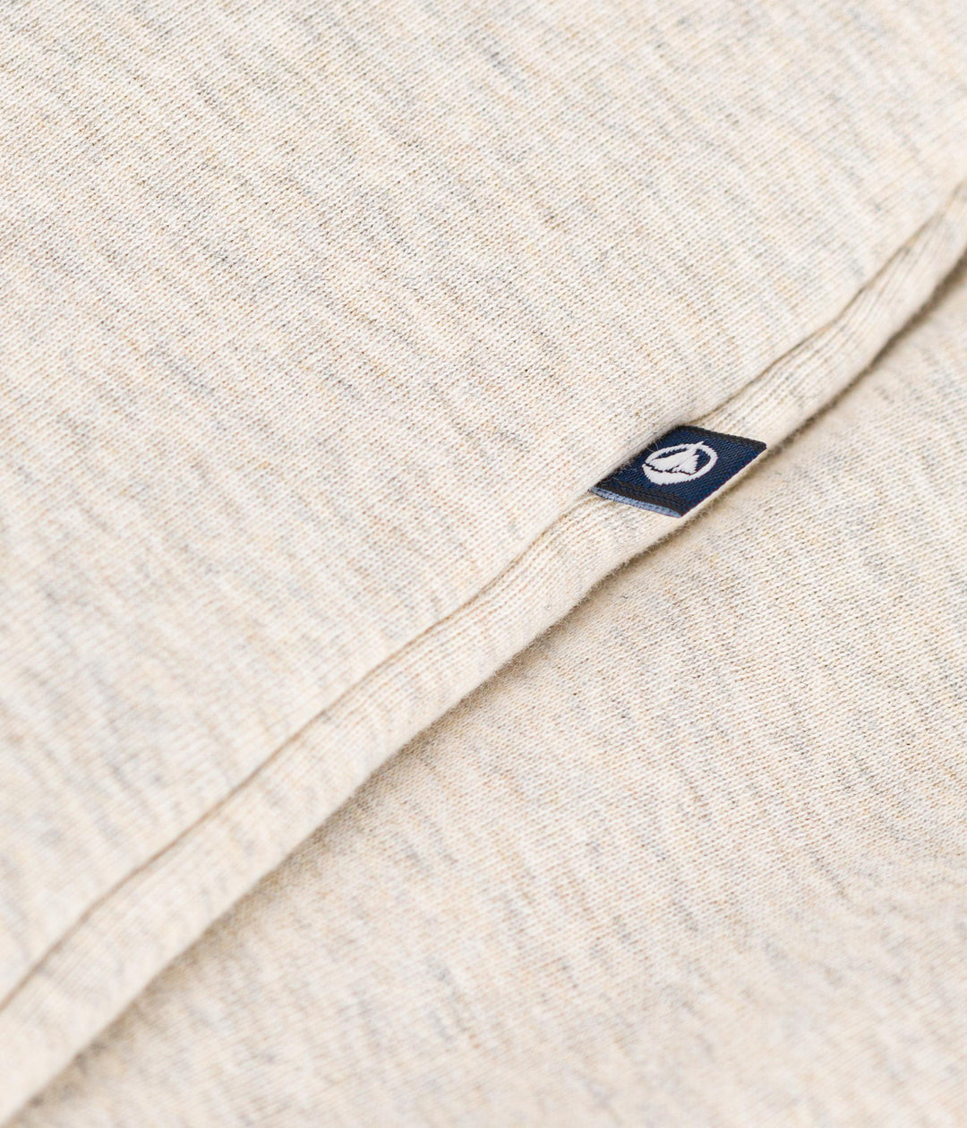 Tutina beige lunga imbottita con cappuccio in cotone neonato A0BMV 01 PETIT BATEAU 