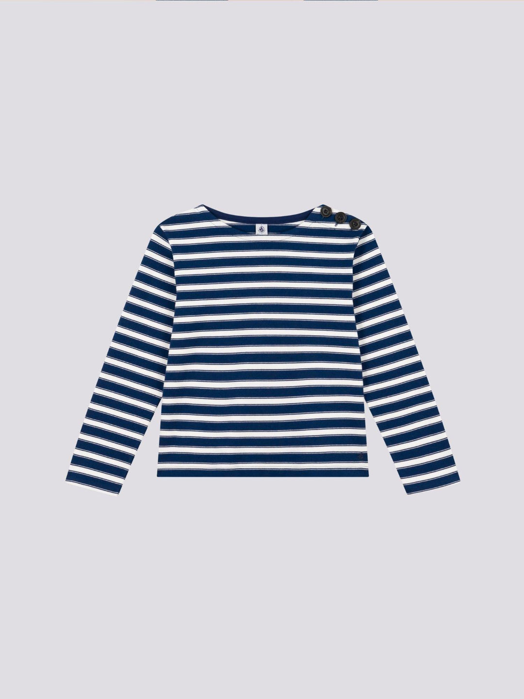 MARINIÈRE ABBOTTONATA IN COTONE DONNA A09VO 01 PETIT BATEAU 