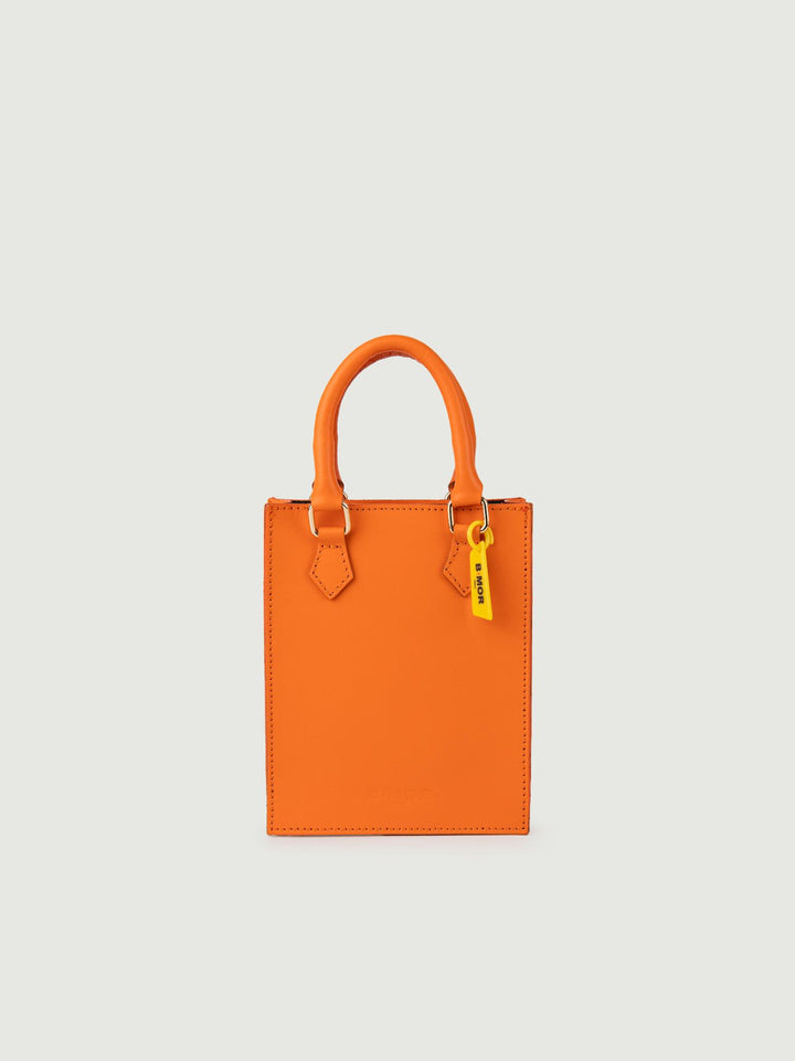 BORSA IN PELLE ARANCIO BABY BABY ARANCIONE BIMOR 