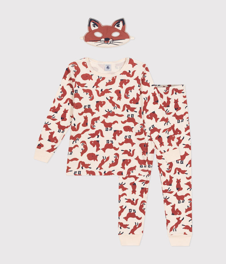 Pigiama travestimento da volpe in cotone A0B7K 01 PETIT BATEAU 