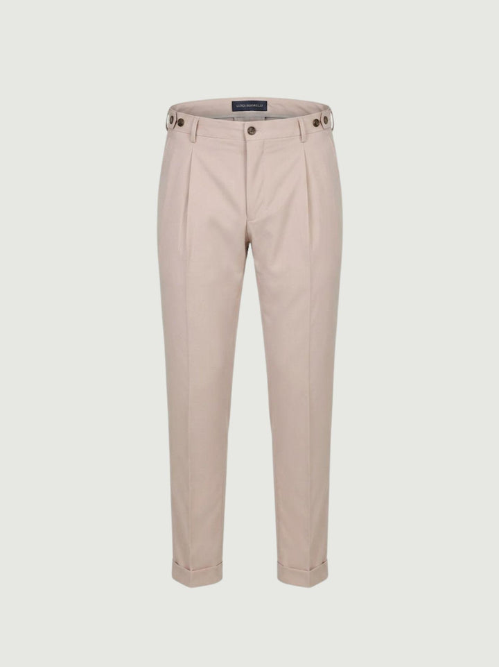 Pantalone con pinces color sabbia GALILEO SABBIA ANDREA MORANDO 