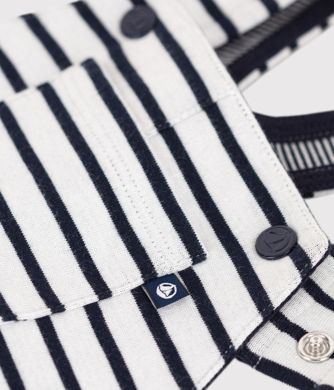 SALOPETTE IN JERSEY SPESSO A RIGHE A08H5 01 PETIT BATEAU 