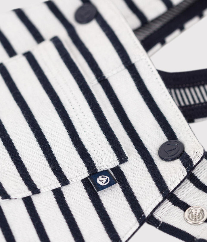 SALOPETTE IN JERSEY SPESSO A RIGHE A08H5 01 PETIT BATEAU 