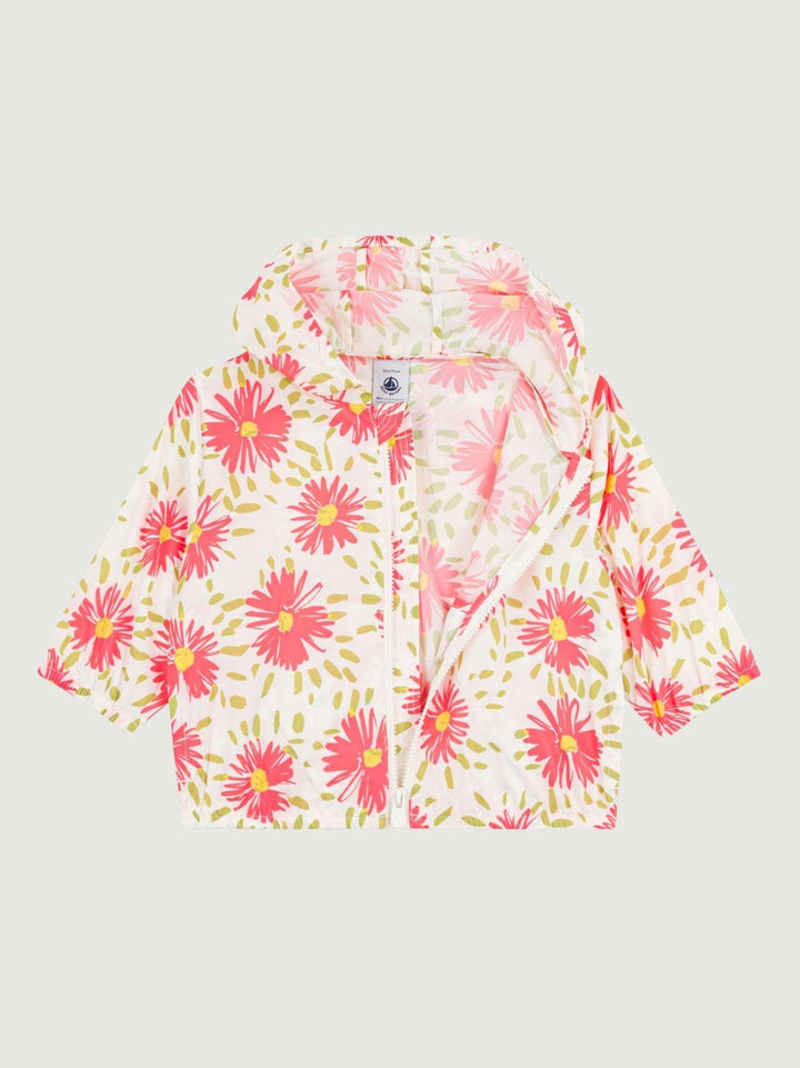 Giacca a vento anti-UV con stampa floreale A0F5C 01 PETIT BATEAU 