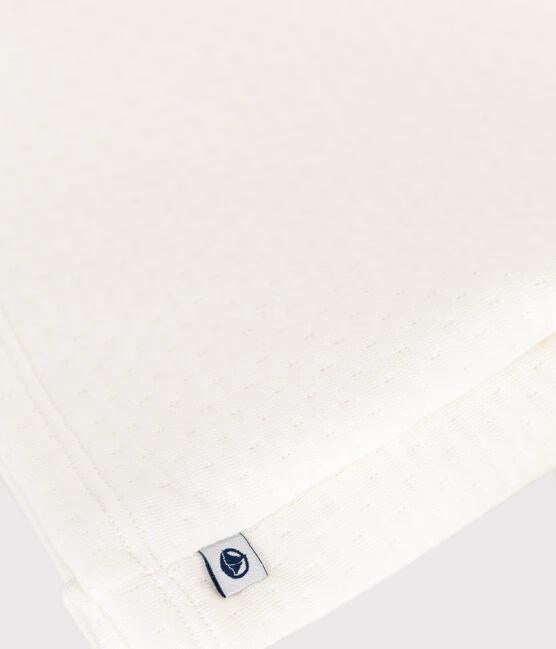 Scaldacuore bianco in tubique trapuntato e cotone A0B3R 01 PETIT BATEAU 
