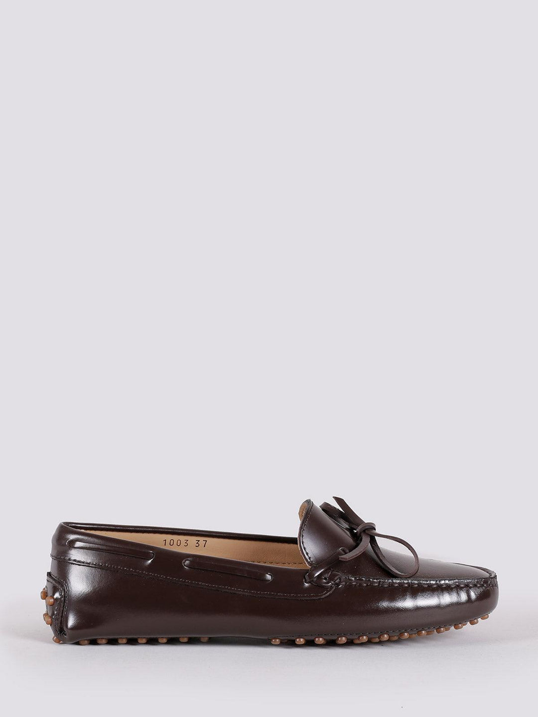 MOCASSINO IN PELLE CON GOMMINI 1003/PELLE T MORO ANDREA MORANDO 
