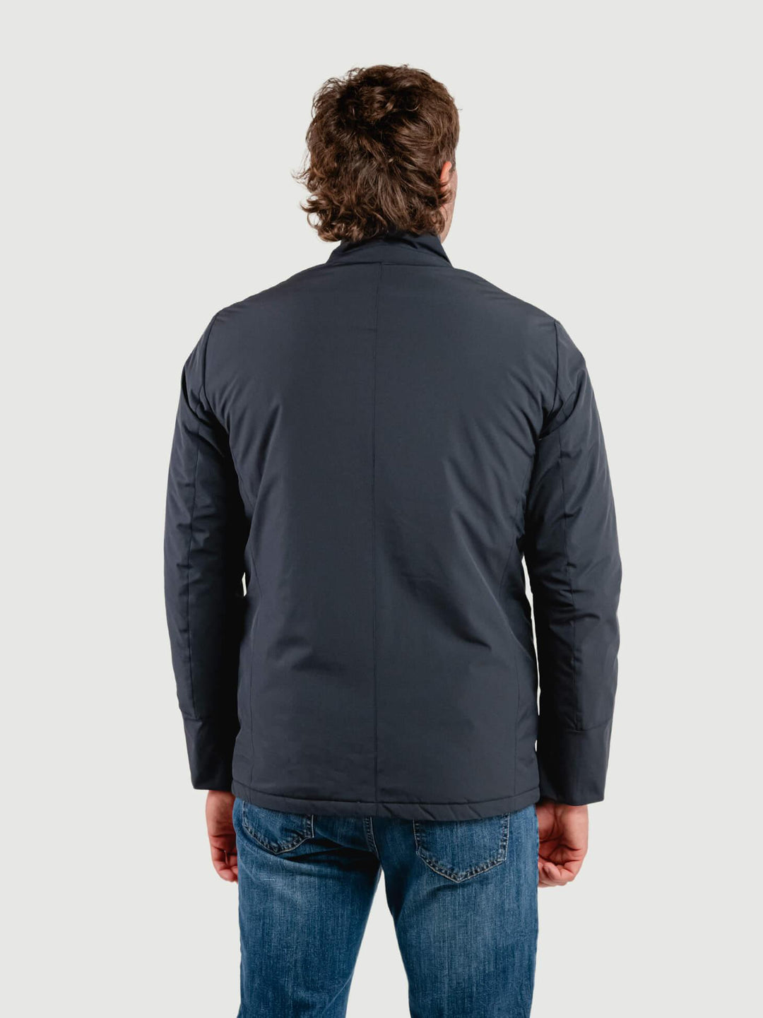 GIACCA 100 GRAMMI IN NYLON BLU BU26W03JKCOAT 201 ANDREA MORANDO 