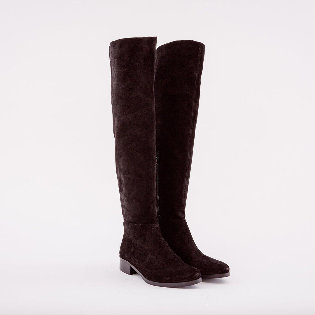 STIVALE ALTO IN PELLE 6884/43 NERO ANDREA MORANDO 