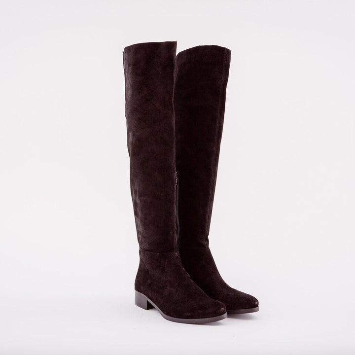 STIVALE ALTO IN PELLE 6884/43 NERO ANDREA MORANDO 