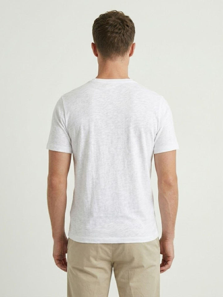 T-shirt in jersey bianca 5980426 100 ANDREA MORANDO 