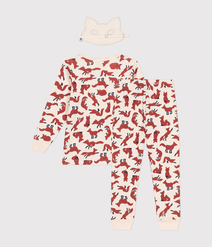 Pigiama travestimento da volpe in cotone A0B7K 01 PETIT BATEAU 