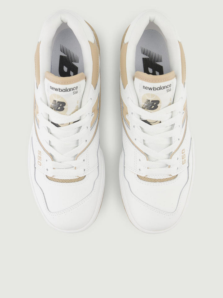 SNEAKER NEW BALANCE 550 BIANCO BEIGE BBW550BT B NEW BALANCE 