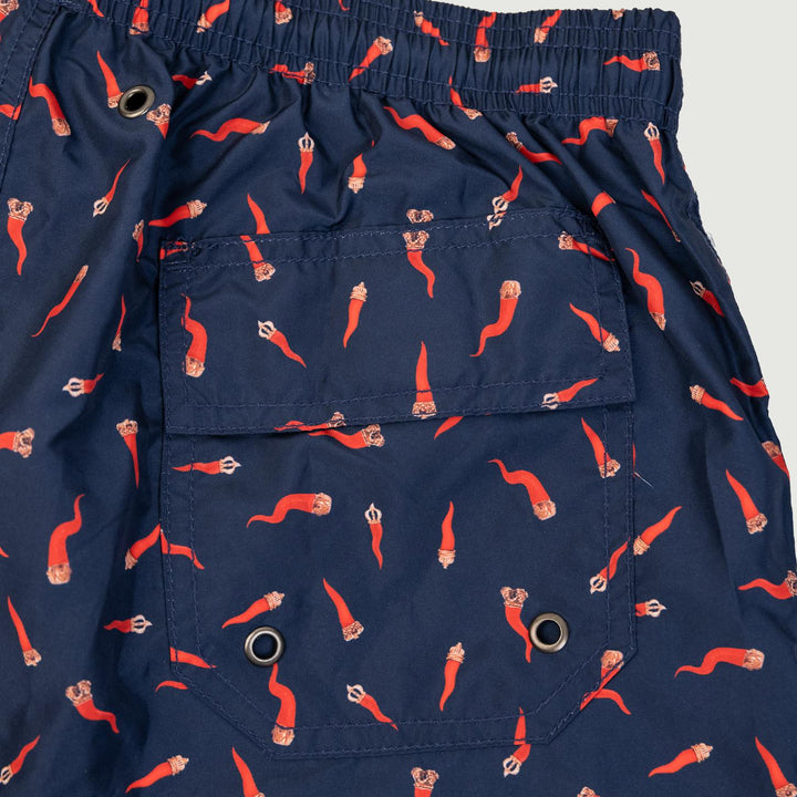 COSTUME BLU NAVY DESIGN PEPERONCINO