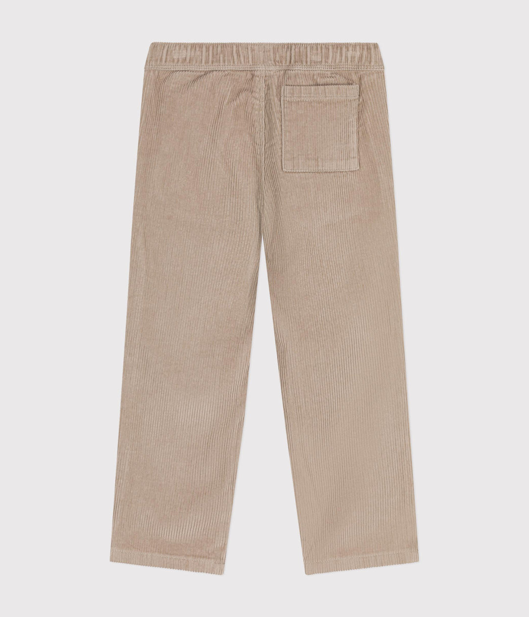 Pantaloni dritti in velluto beige A0BAR 02 PETIT BATEAU 