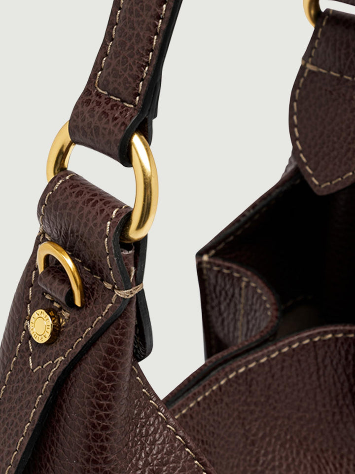 BORSA A SPALLA OLLY DARK BROWN 11055 RMN-NA 31 GIANNI CHIARINI 