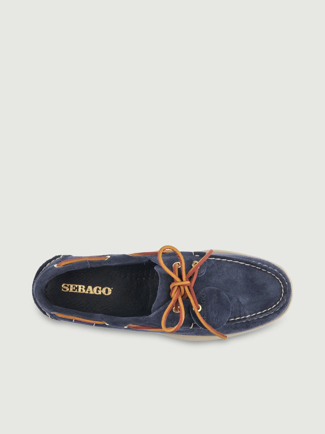 Mocassino Docksides Portland Artisan in pelle scamosciata blu 78123GW AI0 SEBAGO 