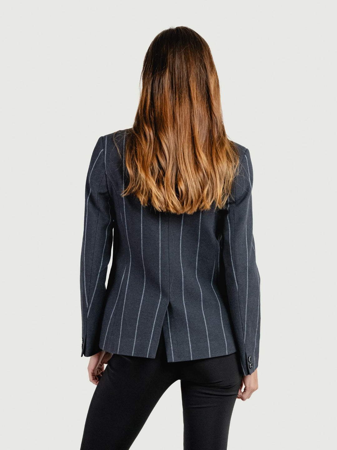 BLAZER MONOPETTO GESSATO GRIGIO ANTRACITE 565IRDI321 81 ANDREA MORANDO 