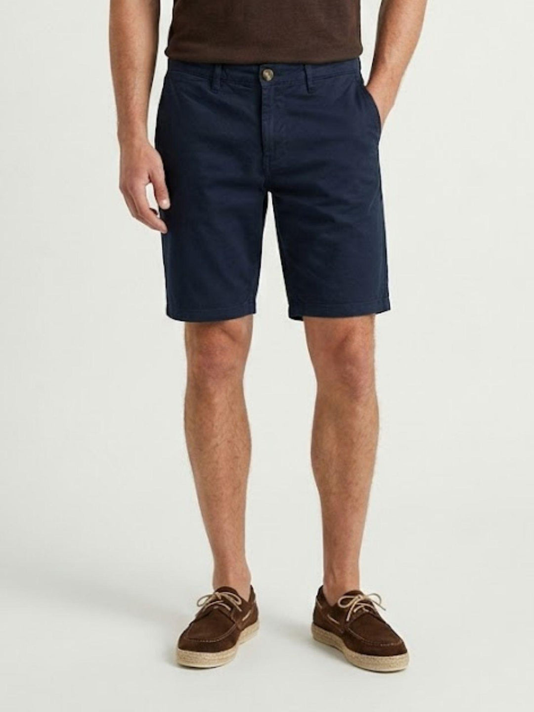 Bermuda in cotone piquet navy BU26S29BEPA1576PIQUET 200 ANDREA MORANDO 