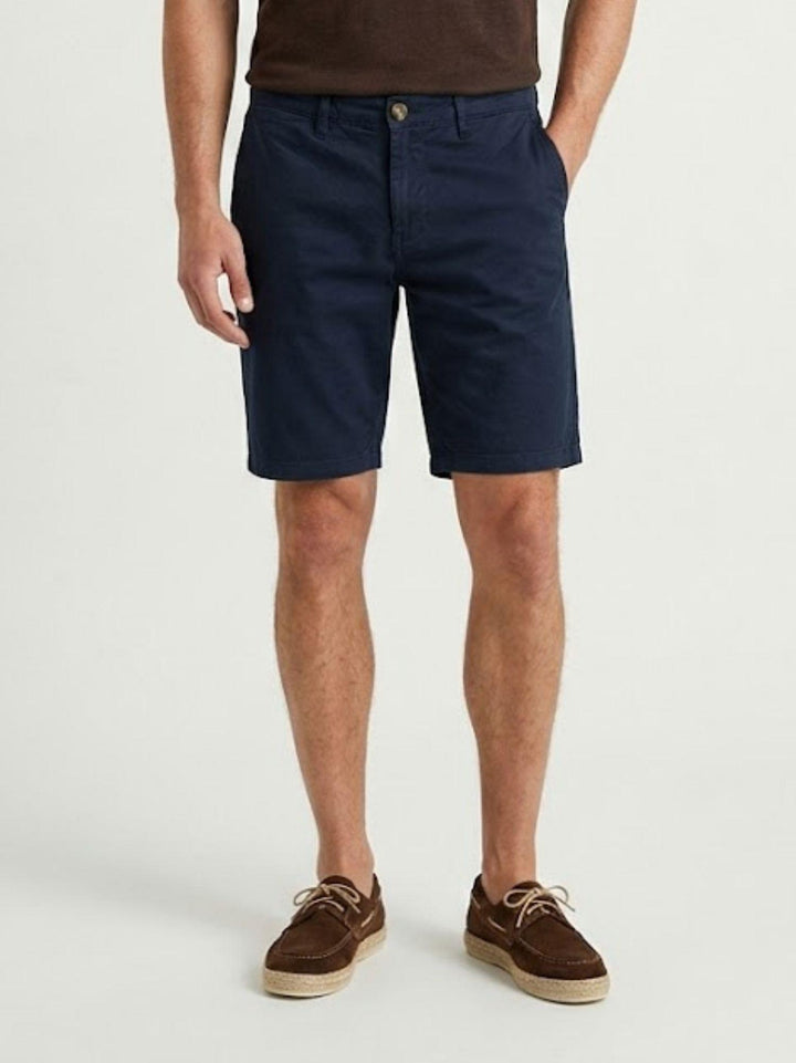 Bermuda in cotone piquet navy BU26S29BEPA1576PIQUET 200 ANDREA MORANDO 