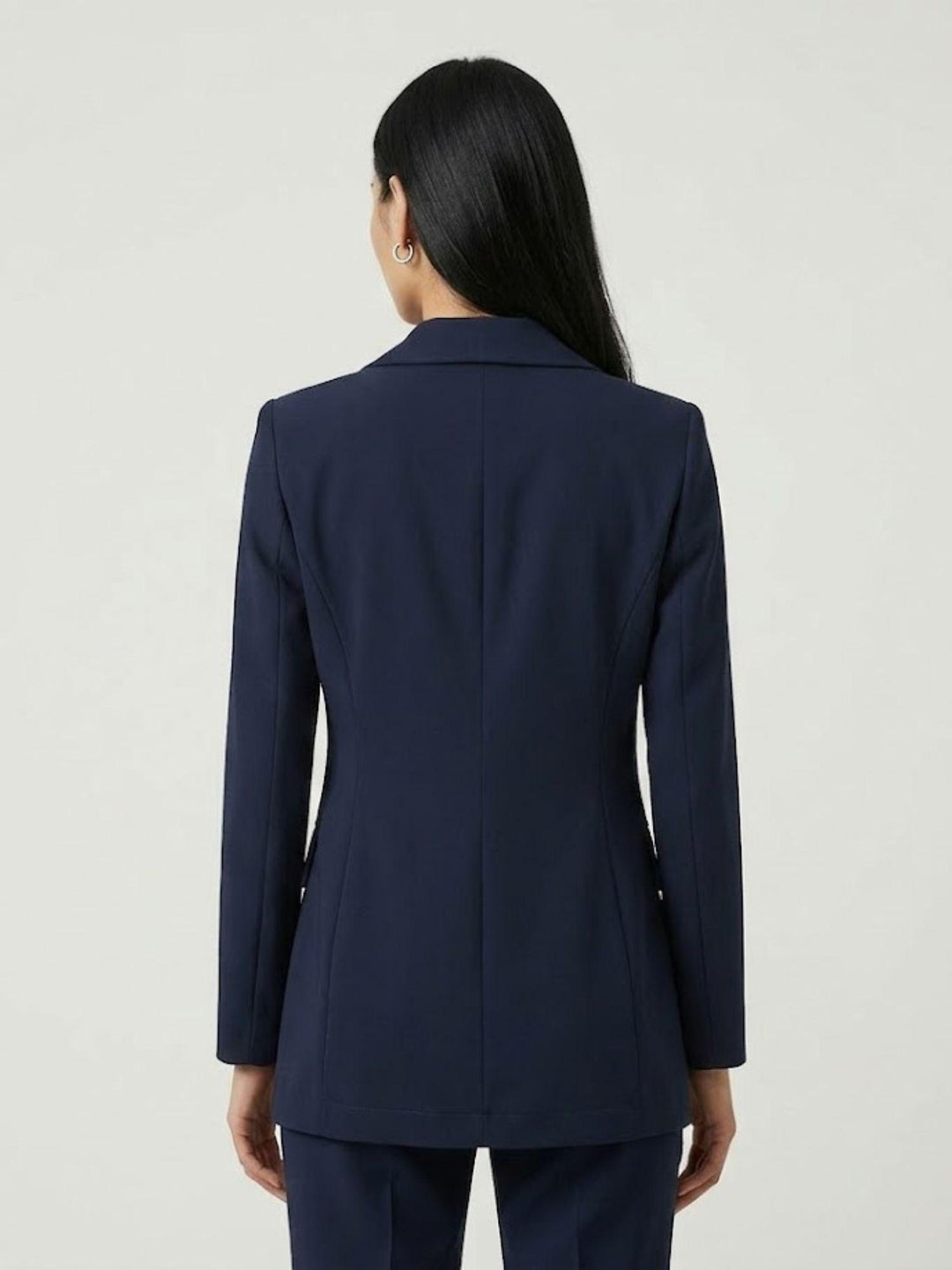 Blazer sciallato navy 1437 847 ANDREA MORANDO 