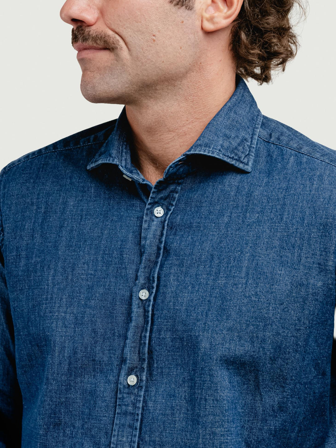 CAMICIA BRADFORD IN DENIM SCURO BRADFORD/DEN26 02 BAGGIES 