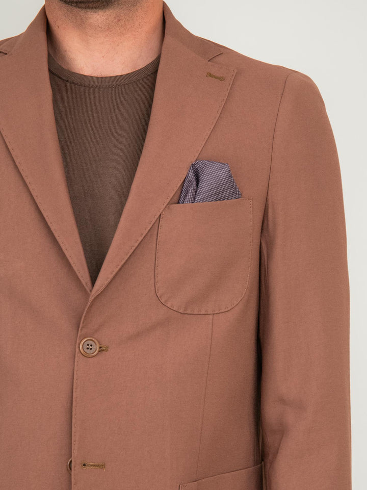 BLAZER MONOPETTO COLOR marrone