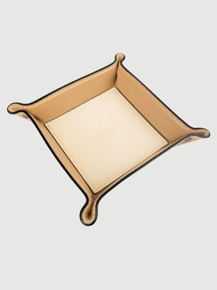 SVUOTATASCHE IN PELLE BEIGE SVUOTATASCHE CAPPUCCINO BIMOR 