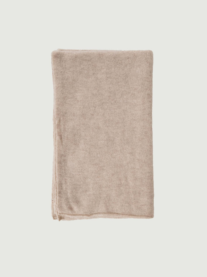 SCIARPA BEIGE IN CASHMERE 0102 SILVER ANDREA MORANDO 